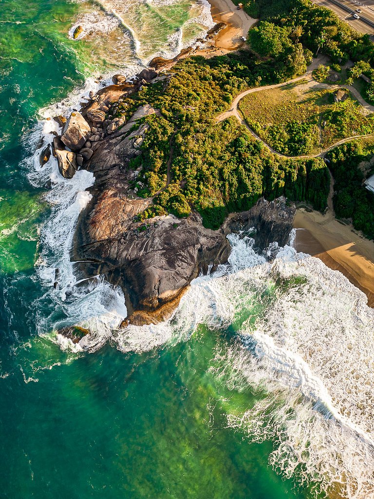 Suíte no Blue Sea Hotel, lazer completo beira-mar
