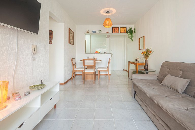 Top localização: conforto a 1 min da areia