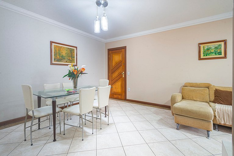 CTSL052 Conforto no centro 3Q, 2 vagas e churrasq.