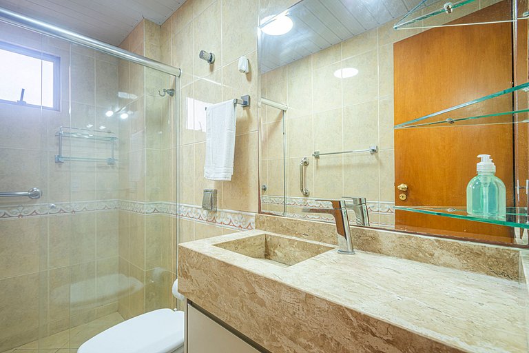 CTSL052 Conforto no centro 3Q, 2 vagas e churrasq.