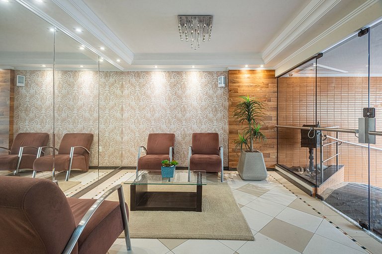 CTSL052 Conforto no centro 3Q, 2 vagas e churrasq.