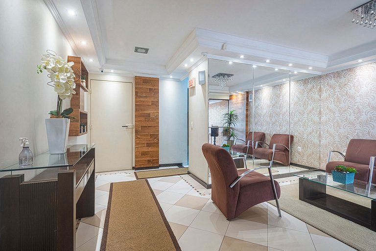 CTSL052 Conforto no centro 3Q, 2 vagas e churrasq.