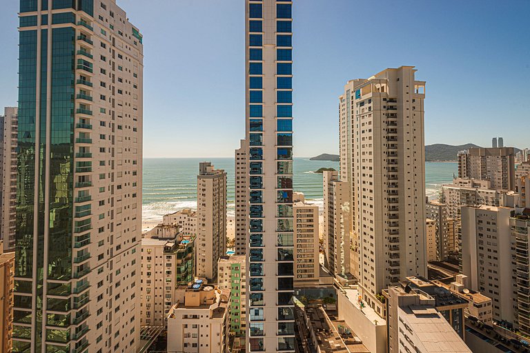 VMNT241-Luxo & Vista: 3 suítes no Edifício Vermont