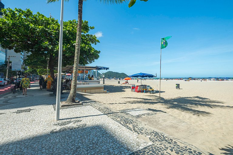 GRJA012- Apê na Atlântica com terraço privilegiado