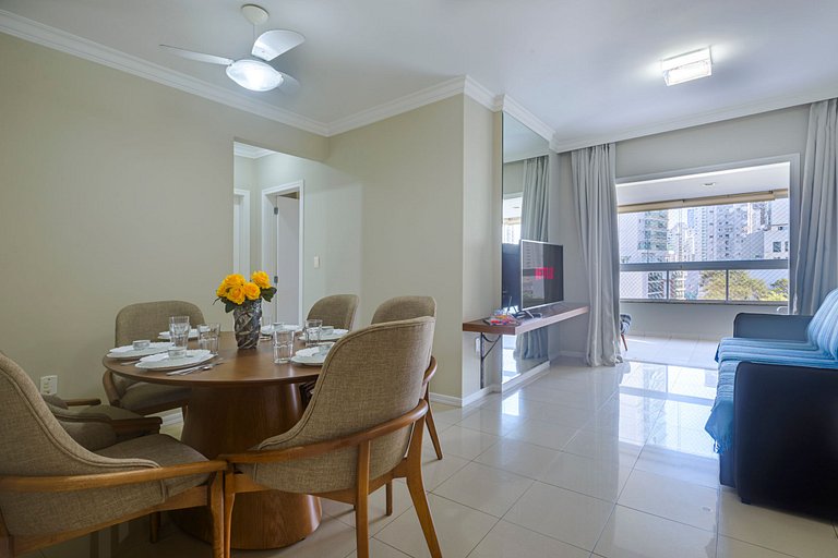 MRBQ022- Ap ao lado da Praia e Roda Gigante 2Q+2WC