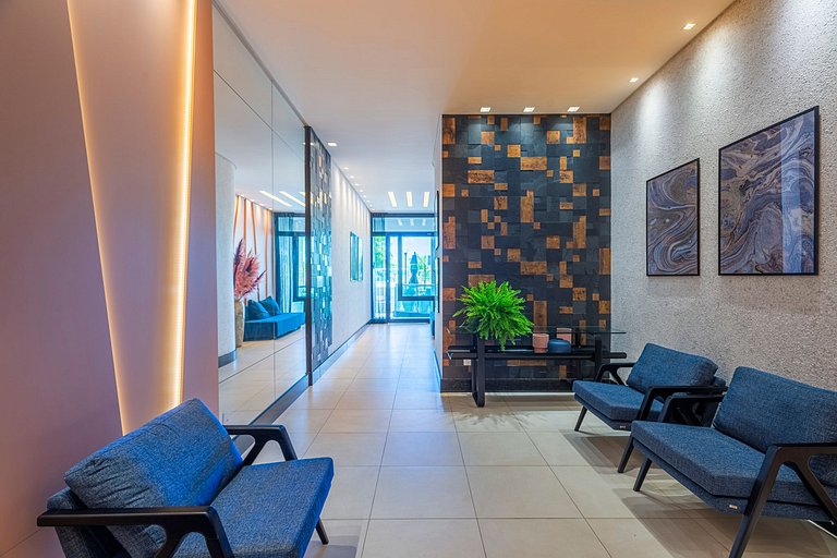 ITNC103 - Av Atlântica! Amplo apê c/ 3 quartos+3WC