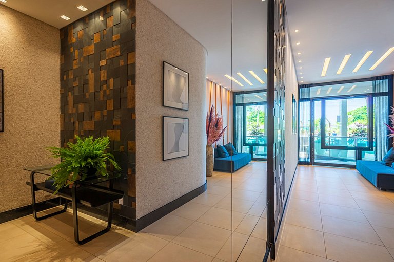 ITNC103 - Av Atlântica! Amplo apê c/ 3 quartos+3WC