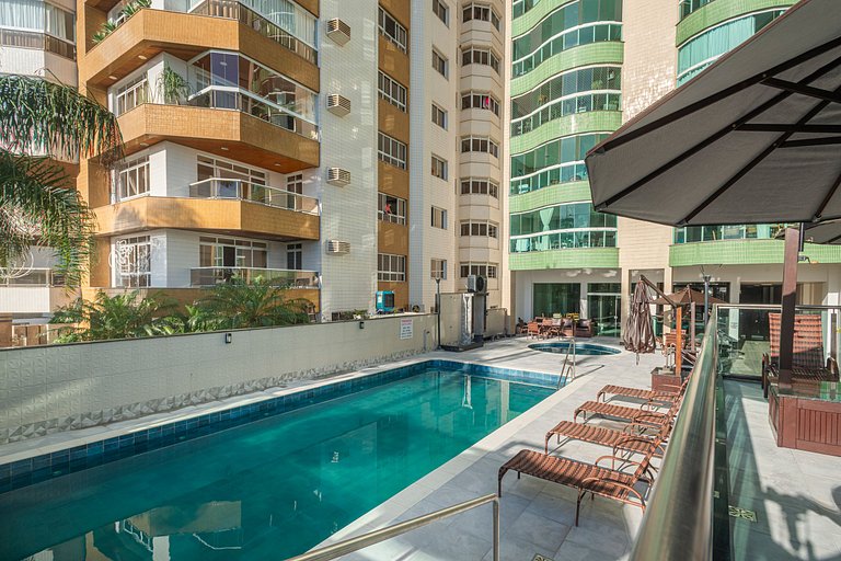 ITNC103 - Av Atlântica! Amplo apê c/ 3 quartos+3WC