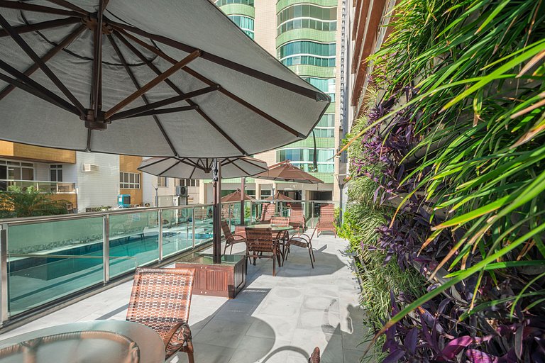 ITNC103 - Av Atlântica! Amplo apê c/ 3 quartos+3WC