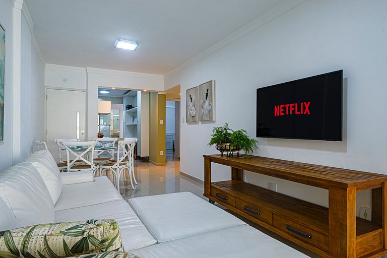 ITNC103 - Av Atlântica! Amplo apê c/ 3 quartos+3WC