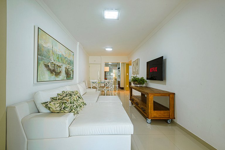 ITNC103 - Av Atlântica! Amplo apê c/ 3 quartos+3WC