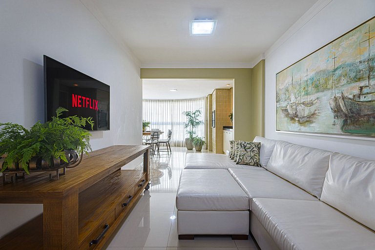 ITNC103 - Av Atlântica! Amplo apê c/ 3 quartos+3WC