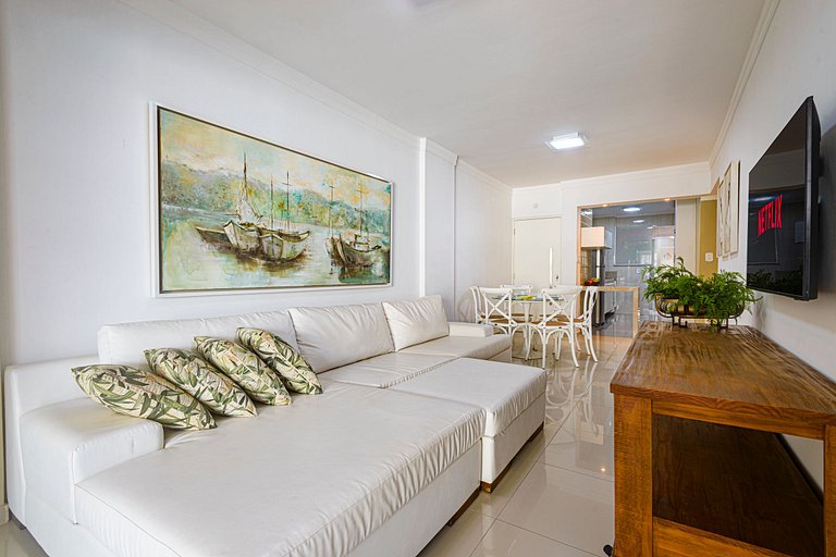 ITNC103 - Av Atlântica! Amplo apê c/ 3 quartos+3WC