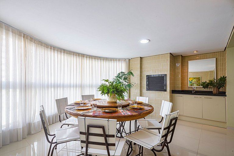 ITNC103 - Av Atlântica! Amplo apê c/ 3 quartos+3WC