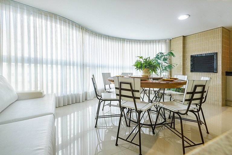 ITNC103 - Av Atlântica! Amplo apê c/ 3 quartos+3WC