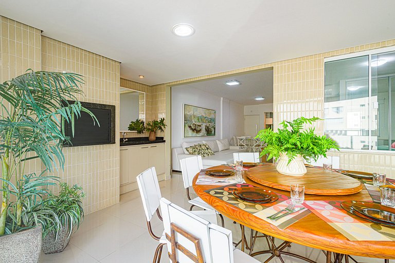 ITNC103 - Av Atlântica! Amplo apê c/ 3 quartos+3WC