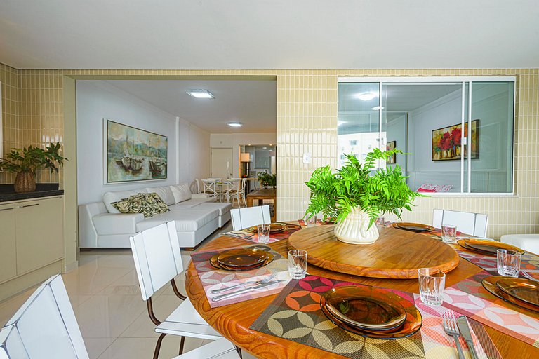 ITNC103 - Av Atlântica! Amplo apê c/ 3 quartos+3WC