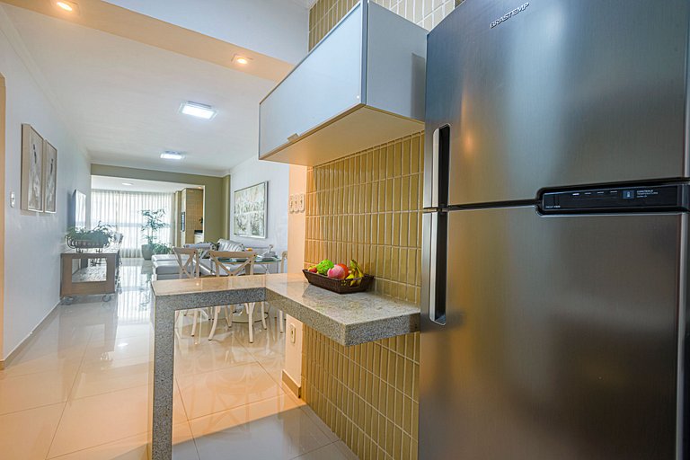 ITNC103 - Av Atlântica! Amplo apê c/ 3 quartos+3WC