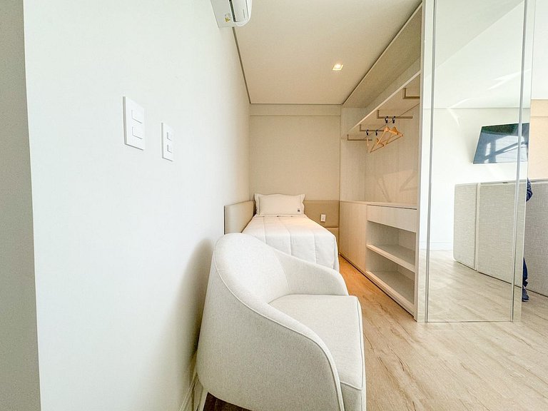 Suíte vista incrível para o mar no Blue Sea Hotel