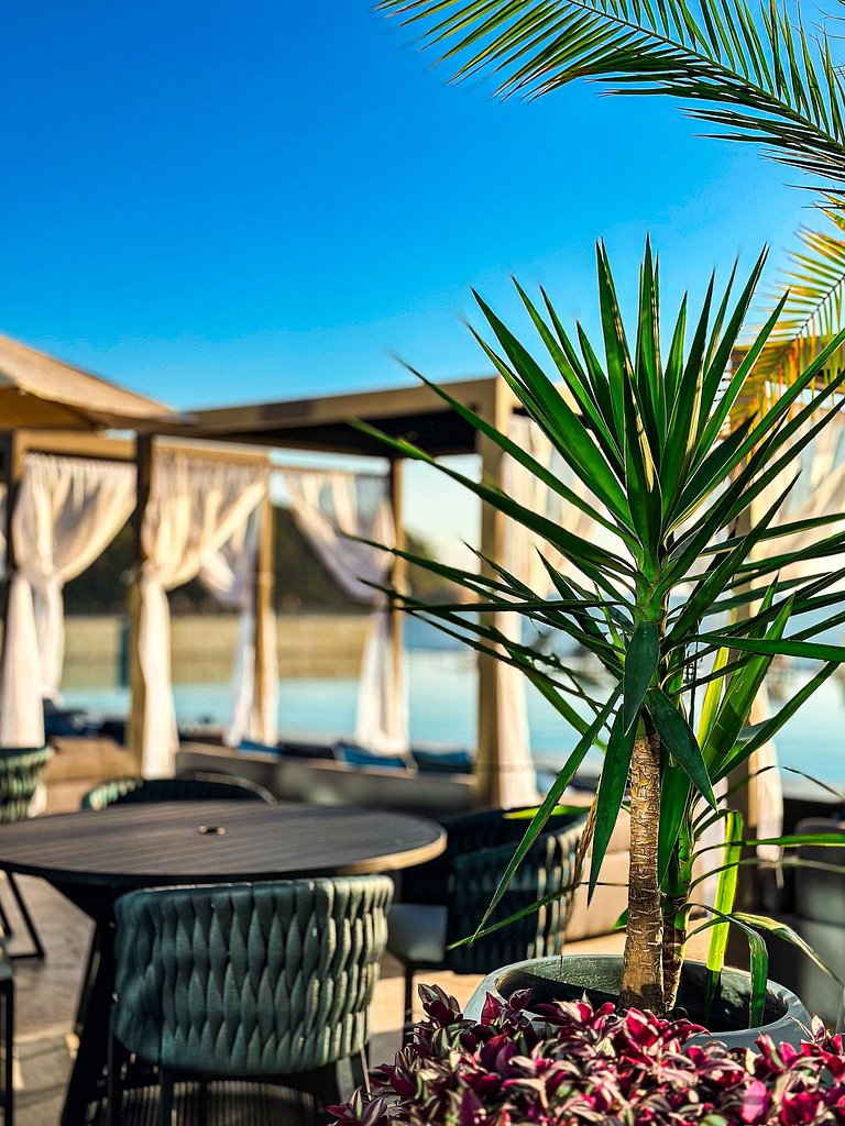 Suíte vista incrível para o mar no Blue Sea Hotel