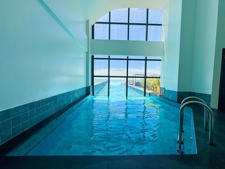 Suíte vista incrível para o mar no Blue Sea Hotel