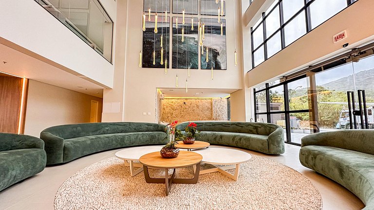 Suíte vista incrível para o mar no Blue Sea Hotel