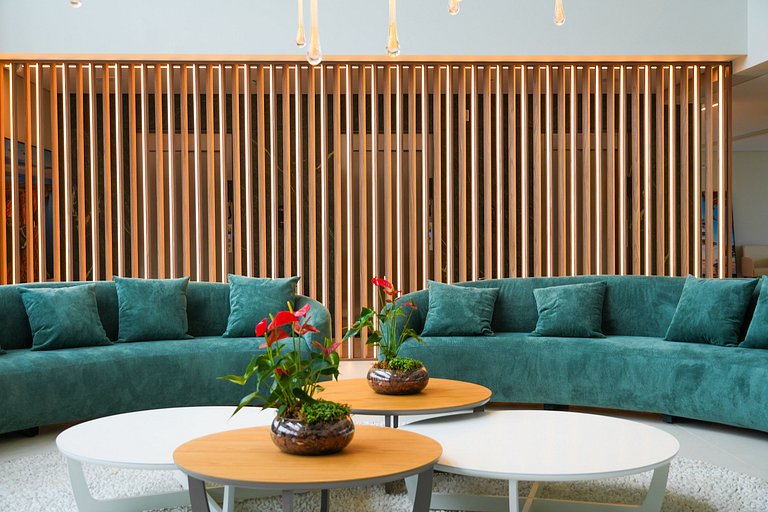 Suíte vista incrível para o mar no Blue Sea Hotel