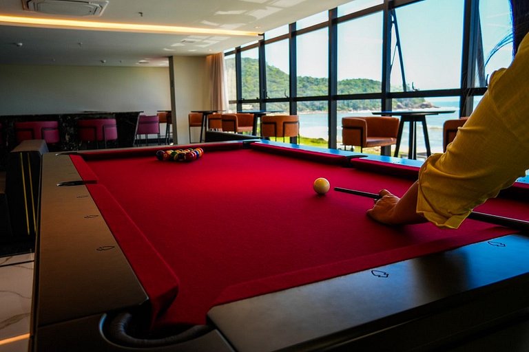 Suíte vista incrível para o mar no Blue Sea Hotel