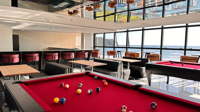 Suíte vista incrível para o mar no Blue Sea Hotel