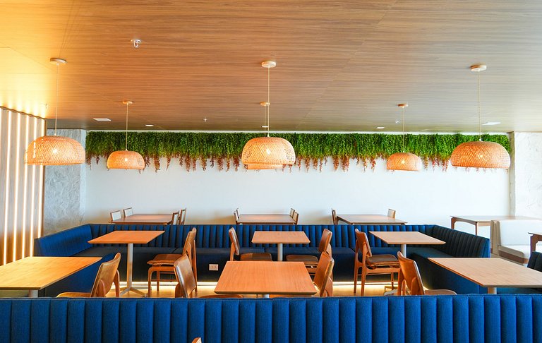 Suíte vista incrível para o mar no Blue Sea Hotel