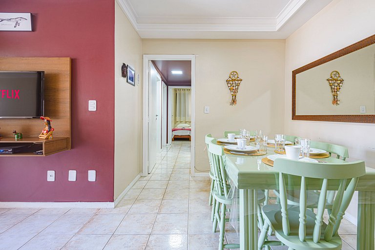 RLPK076 Localização incrível na Av Atlântica c/ 3Q