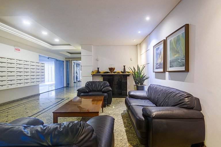 RLPK076 Localização incrível na Av Atlântica c/ 3Q