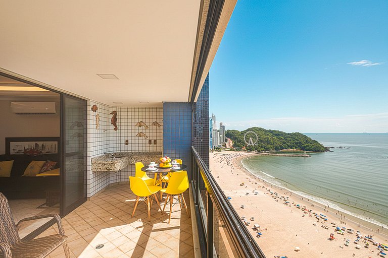 APVL251 Frente mar com vista incrível do 25º andar