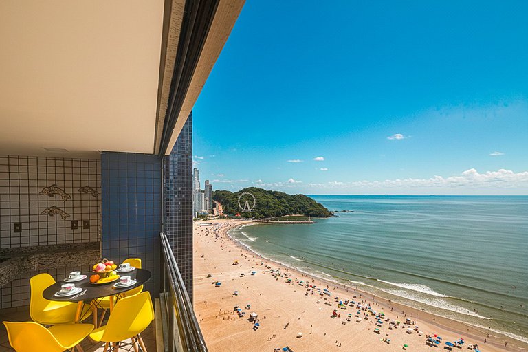 APVL251 Frente mar com vista incrível do 25º andar