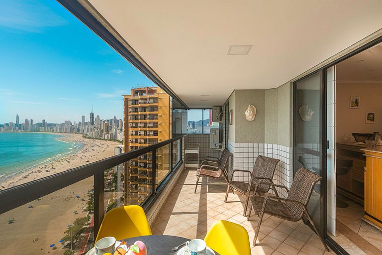 APVL251 Frente mar com vista incrível do 25º andar