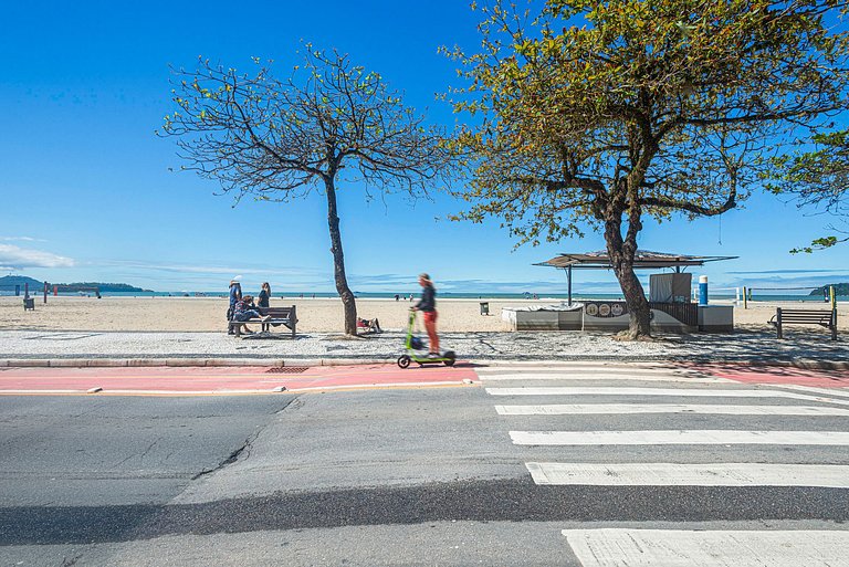 RTSA073- Lindo apê quadra mar, recém reformado, 3Q